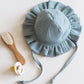 Dusty Green Frill Sun Hat