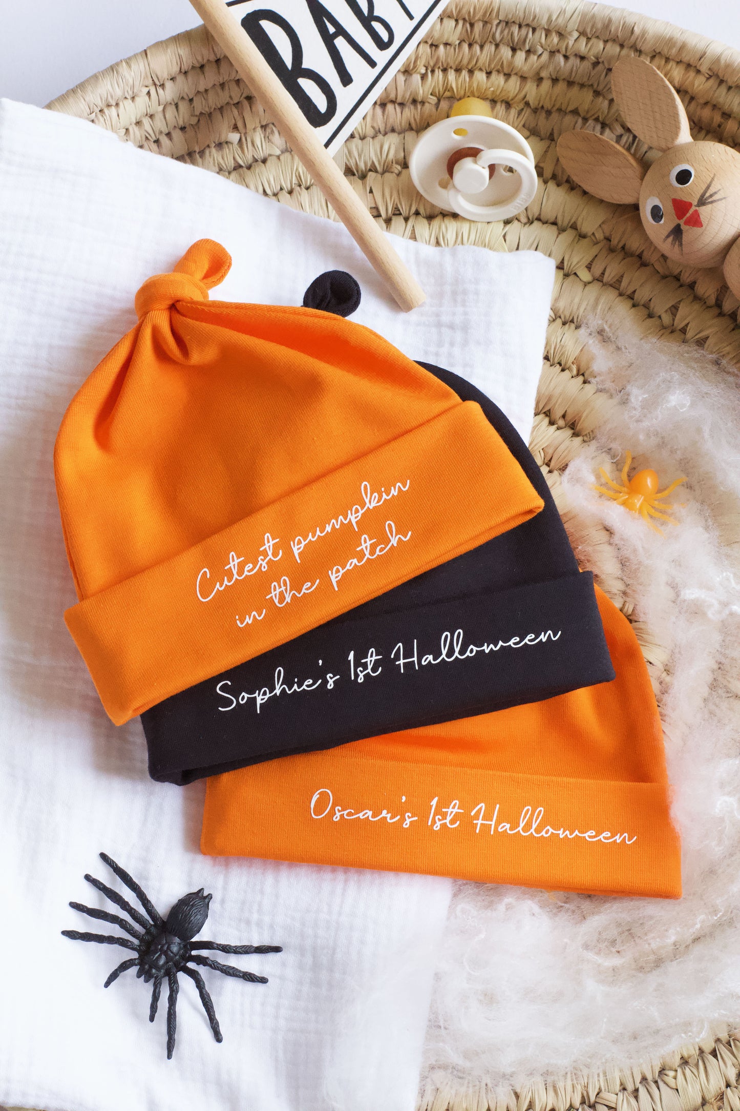 Personalised Halloween Baby Hat