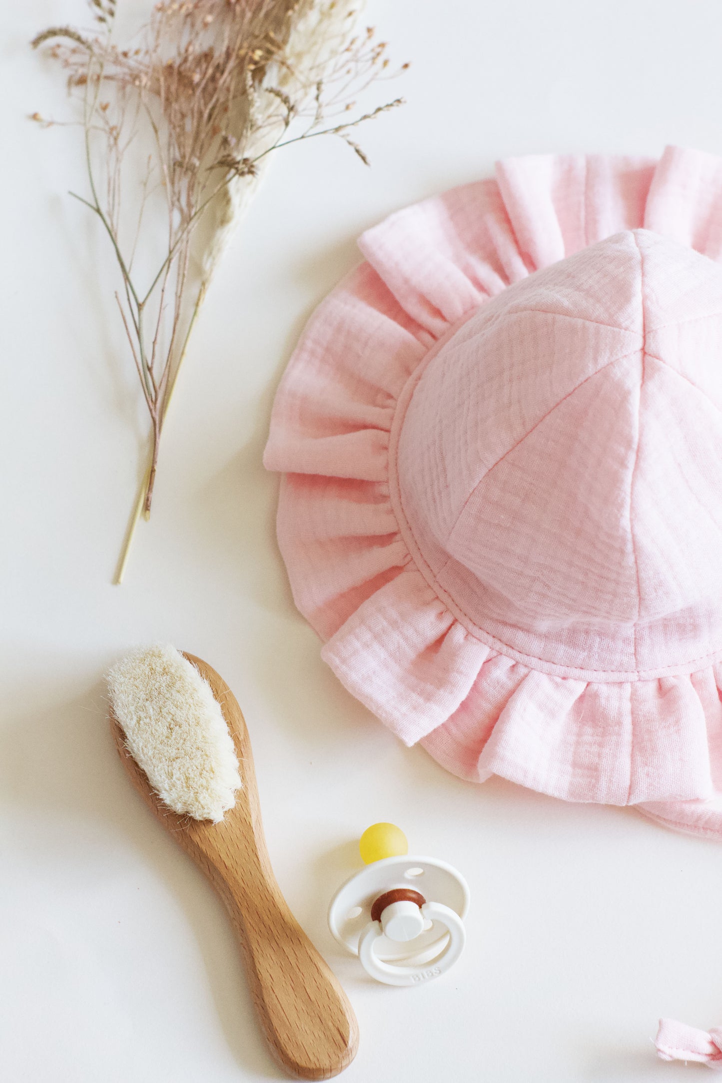 Light Pink Frill Sun Hat