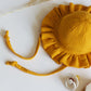 Mustard Frill Sun Hat