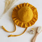 Mustard Frill Sun Hat