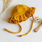 Mustard Frill Sun Hat